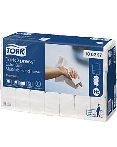 Tork Premium, IF, 2-lagig, 21 x 34 cm, 2.100 Blatt, Handtuchpapier