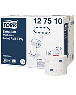 Tork Premium ToPa Compact hochweiß, 3-lg., 70 m, 27 Rollen