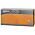 DecoSoft Zelltuchservietten 33 x 33 cm 2-lagig 1/4 Falz, orange